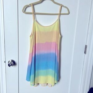 Wildfox Swim ombré tie-dye cover up